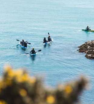 kayaks à St Brelade